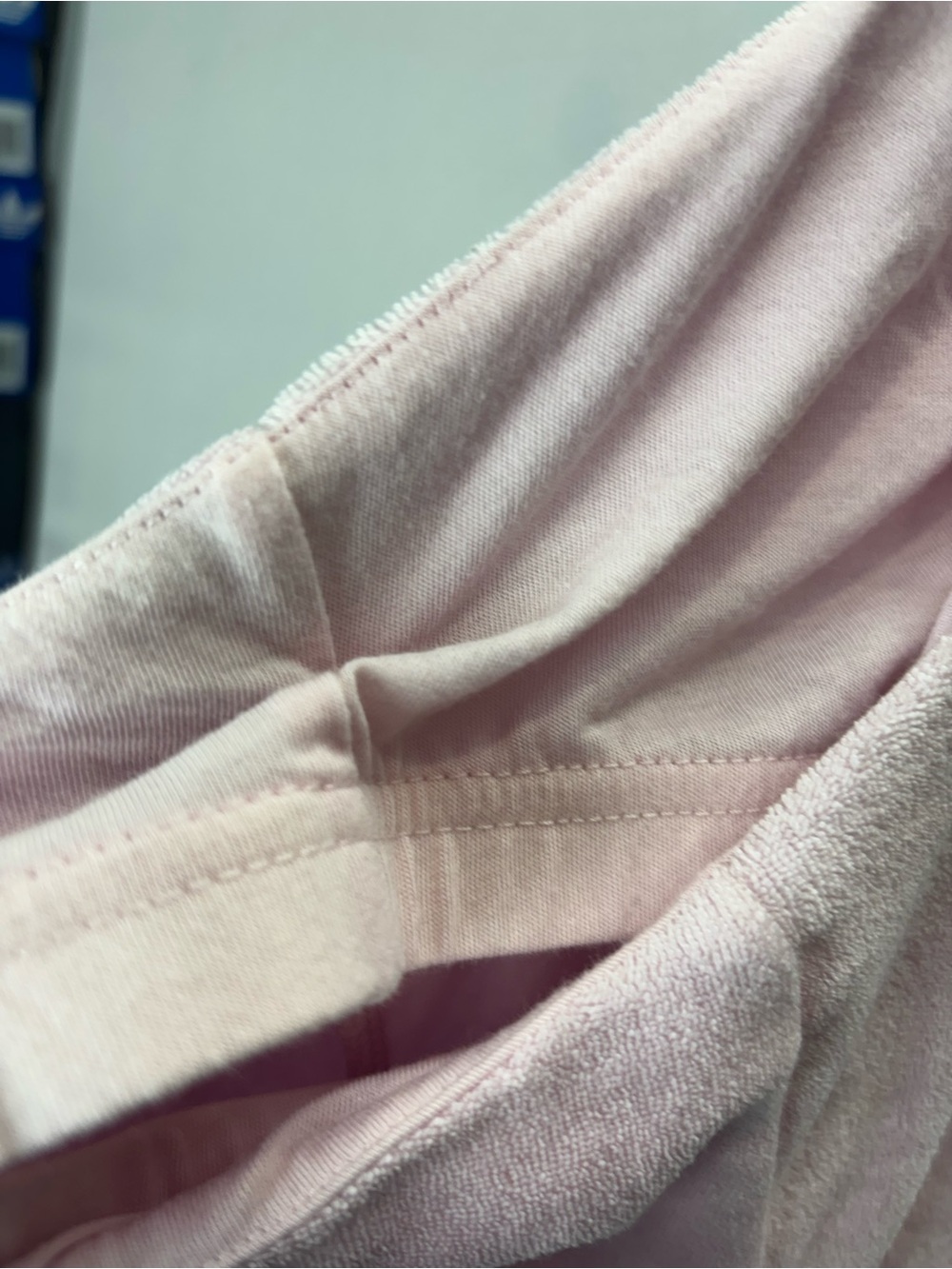 Fabletics Pink Terry Baby Doll Mini Dress XS Sleeveless Halter Button Solid - Picture 12 of 16